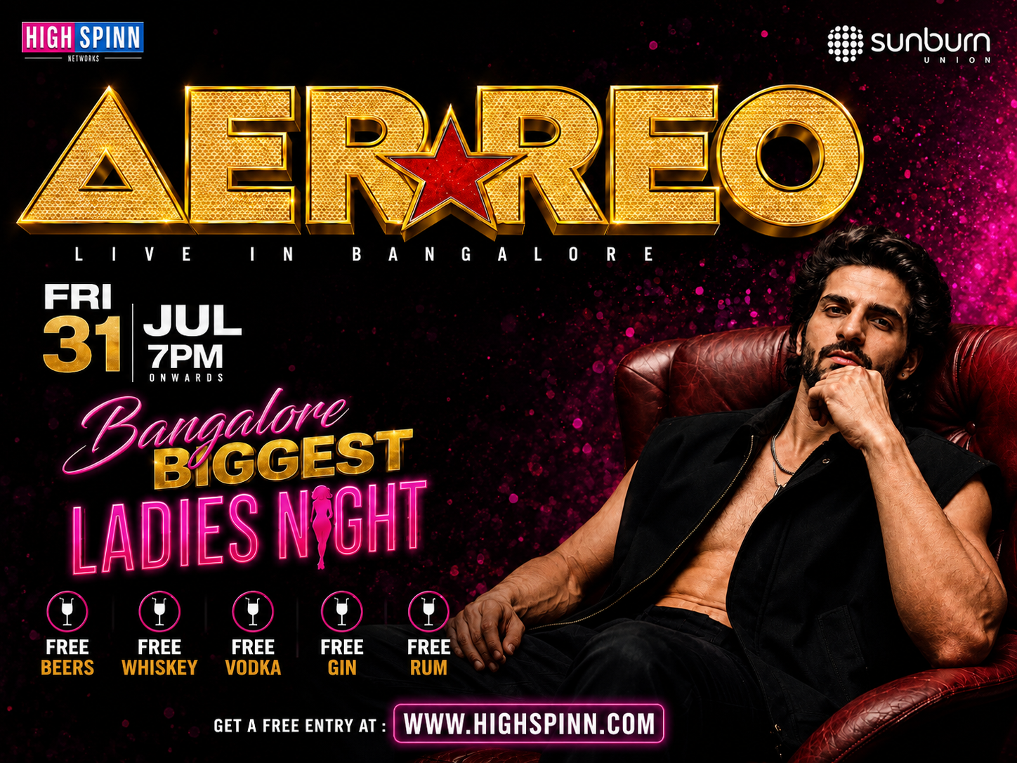 FRIDAY BIGGEST LADIES NYT Ft : AERREO AT SUNBURN UNION 