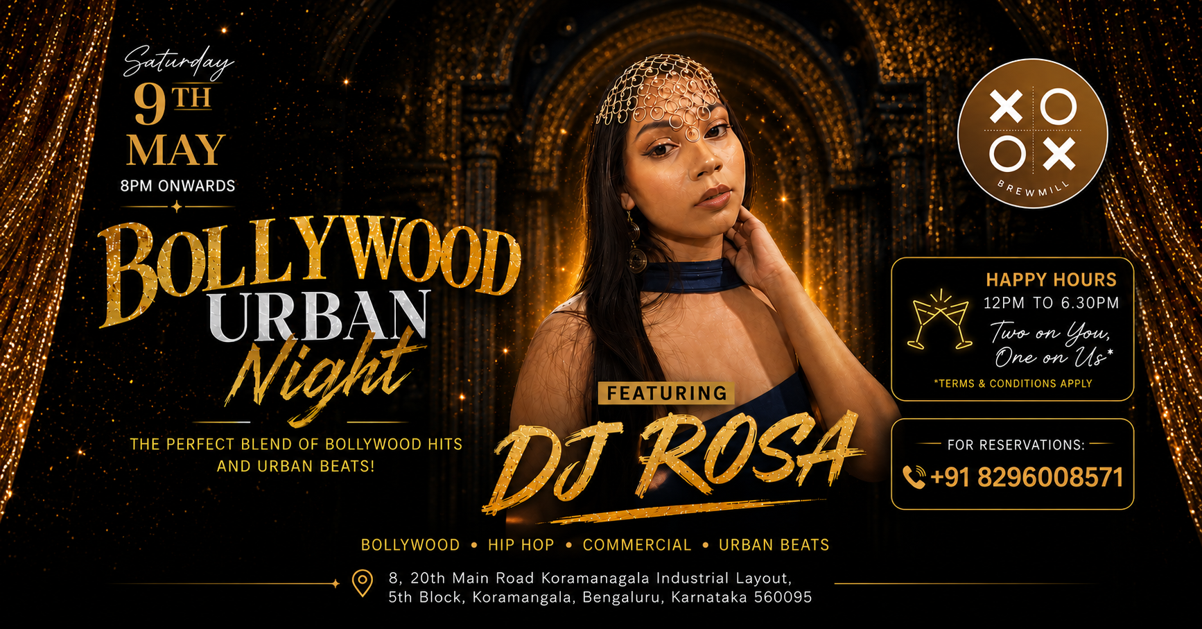 SATURDAY BOLLYWOOD URBAN NIGHT AT XOOX KORMANGALA 