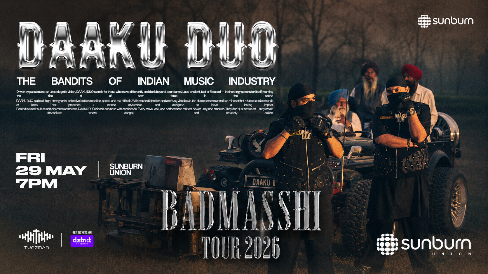 FRIDAY BIGGEST LADIES NIGHT DJ DAAKO DUO AT SUNBURN UNION 