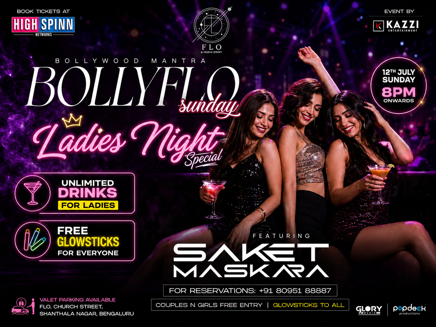 SUNDAY BOLLYWOOD MANTRA LADIES NYT AT FLO CHURCH STREET 