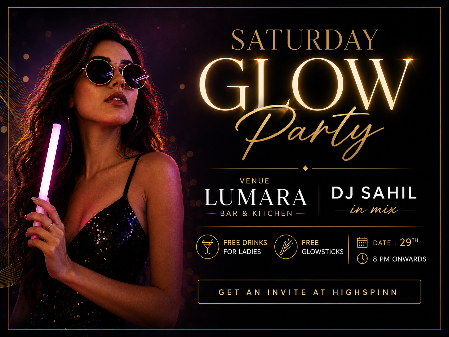 SATURDAY GLOW IN DARK MUSIC FESTIVAL AT LUMARA