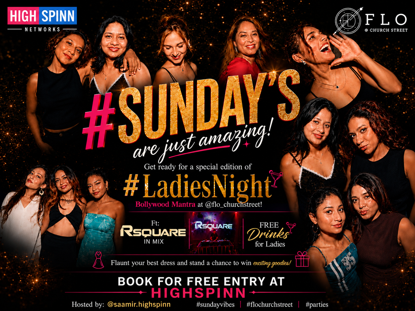 SUNDAY LADIES NIGHT AT FLO CHURCH STREET