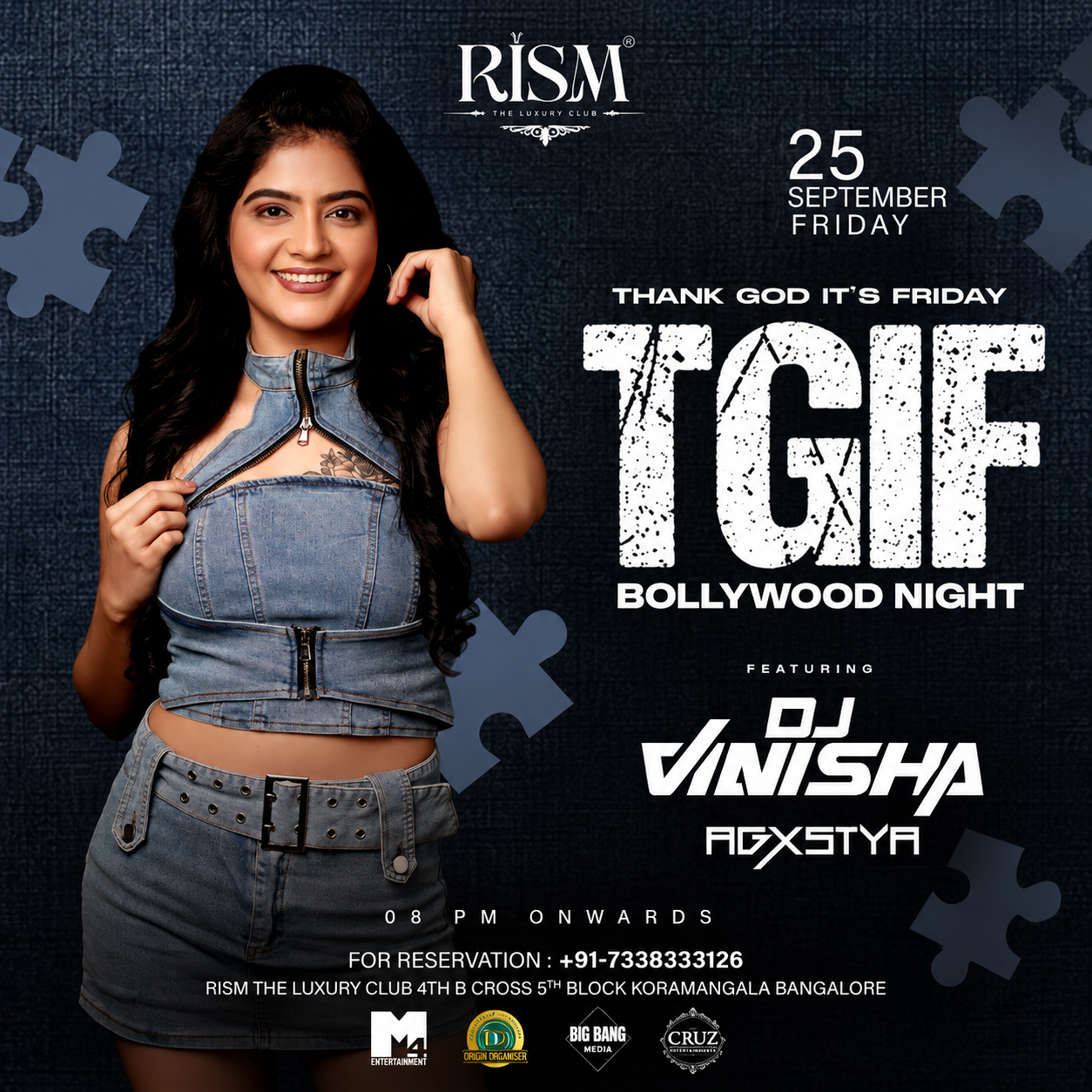 FRIDAY TGIF BOLLYWOOD NIGHT AT RISM CLUB