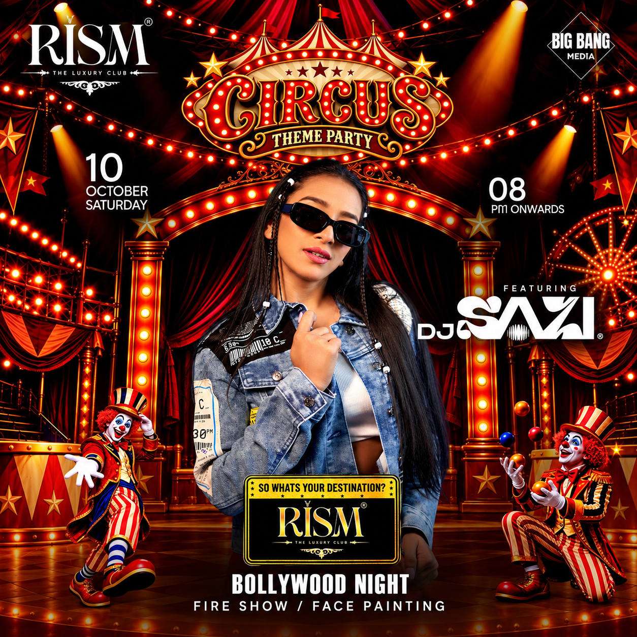 SATURDAY DESI CIRCUS BOLLYWOOD AT RISM CLUB