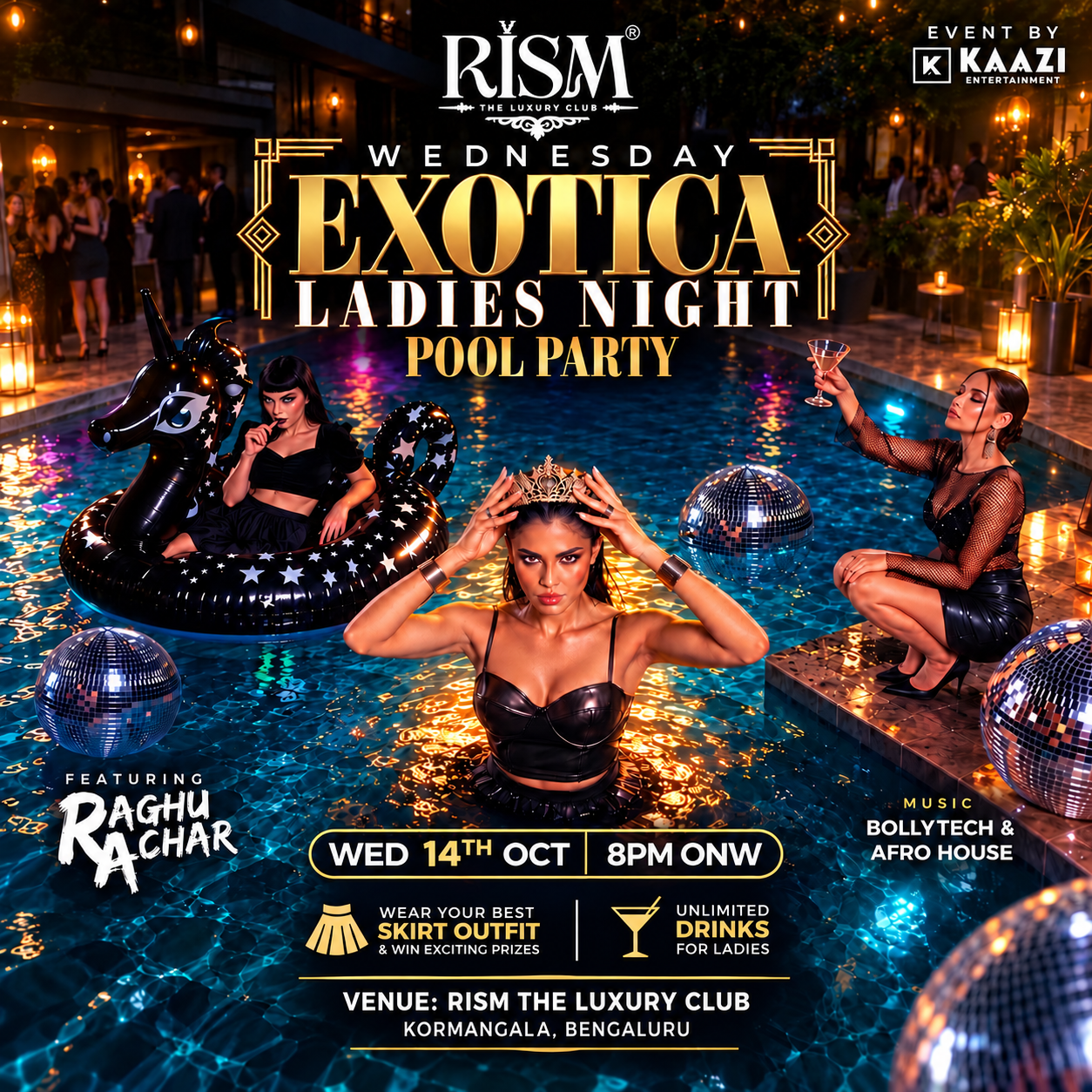 WEDNESDAY POOL PARTY LADIES NIGHT AT RISM CLUB