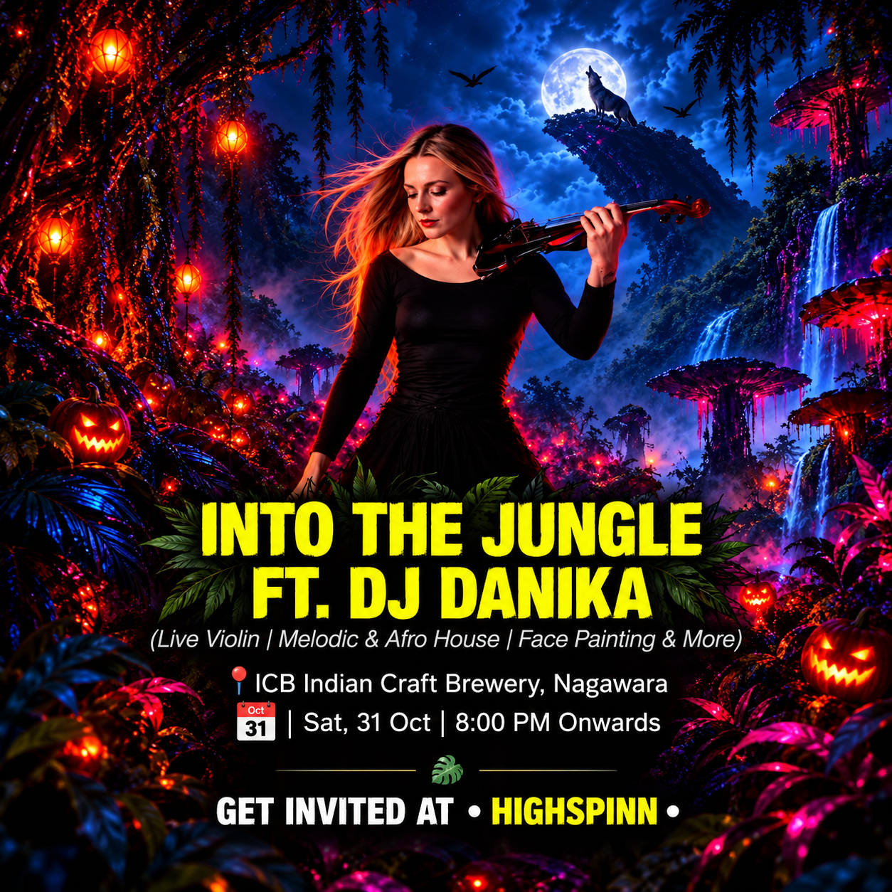 BIGGEST HALLOWEEN INTO JUNGLE FT : DANIKA AT ICB