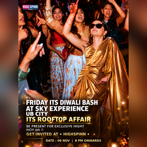 FRIDAY ROOFTOP AFFAIR BOLLYWOOD GLOW PARTY AT SKYEE