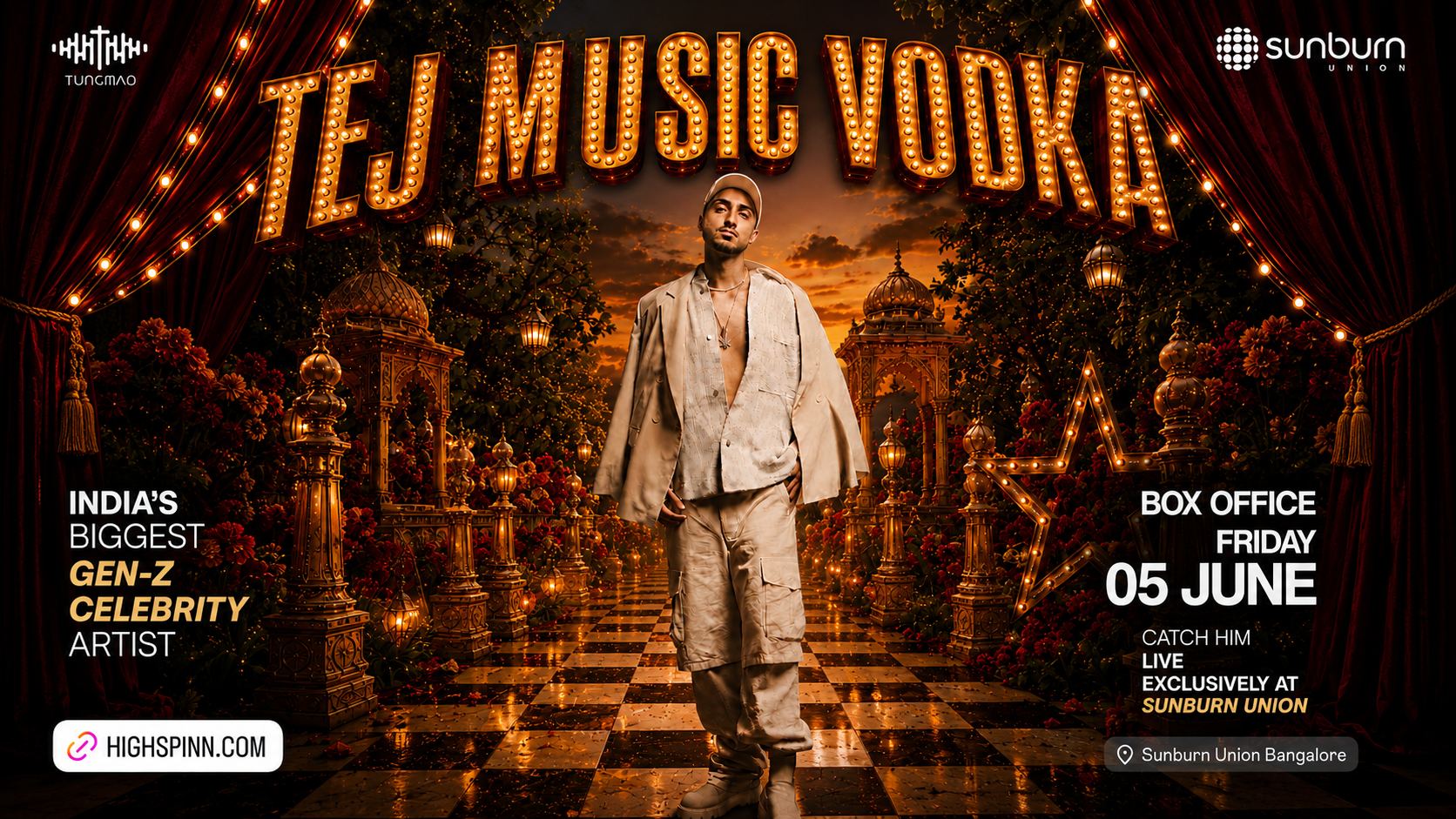 FRIDAY BIGGEST LADIES NIGHT DJ TEJ VODKA AT SUNBURN UNION 
