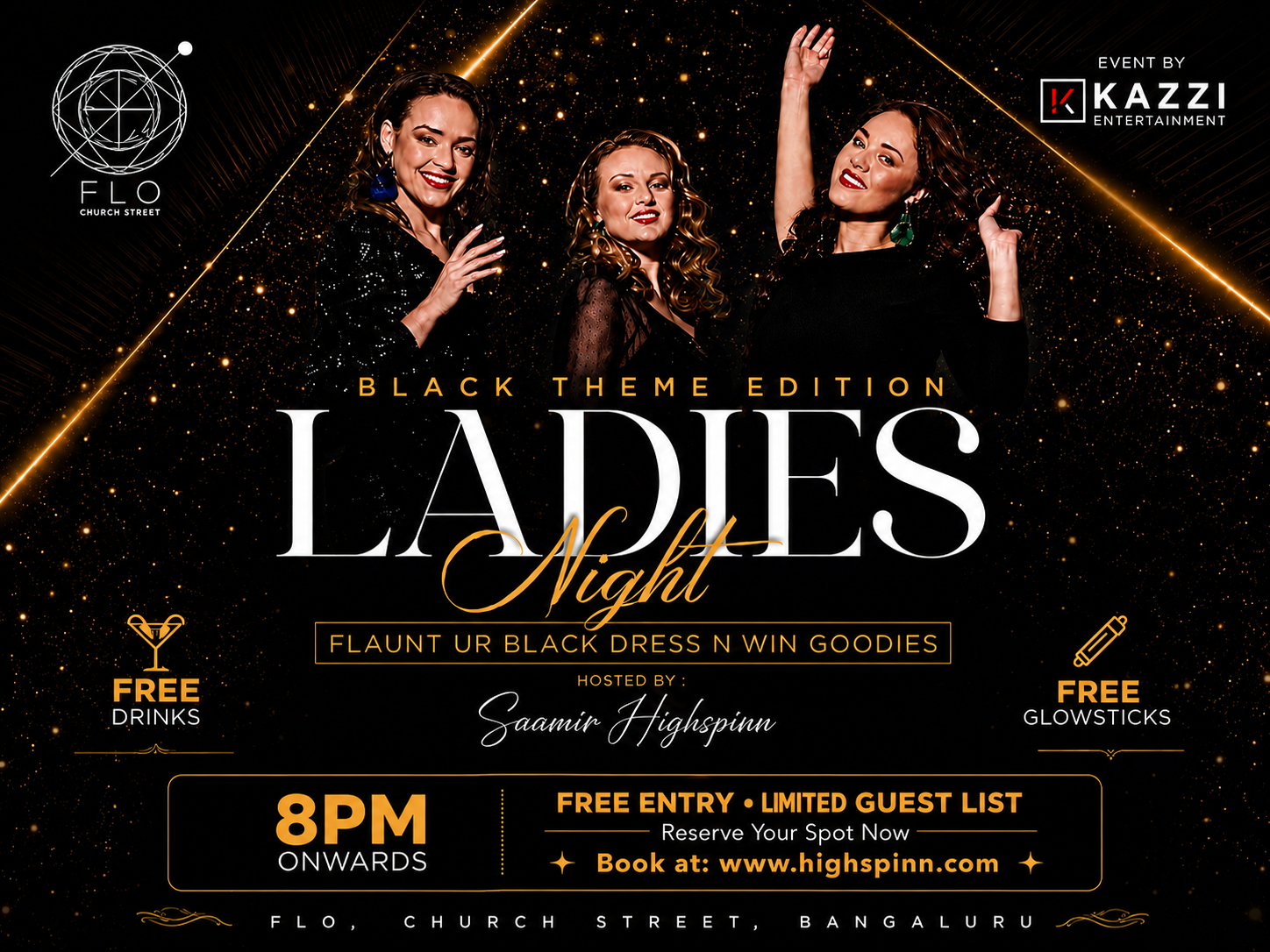 SUNDAY BOLLYWOOD LADIES NIGHT AT FLO CHURCH STREET 