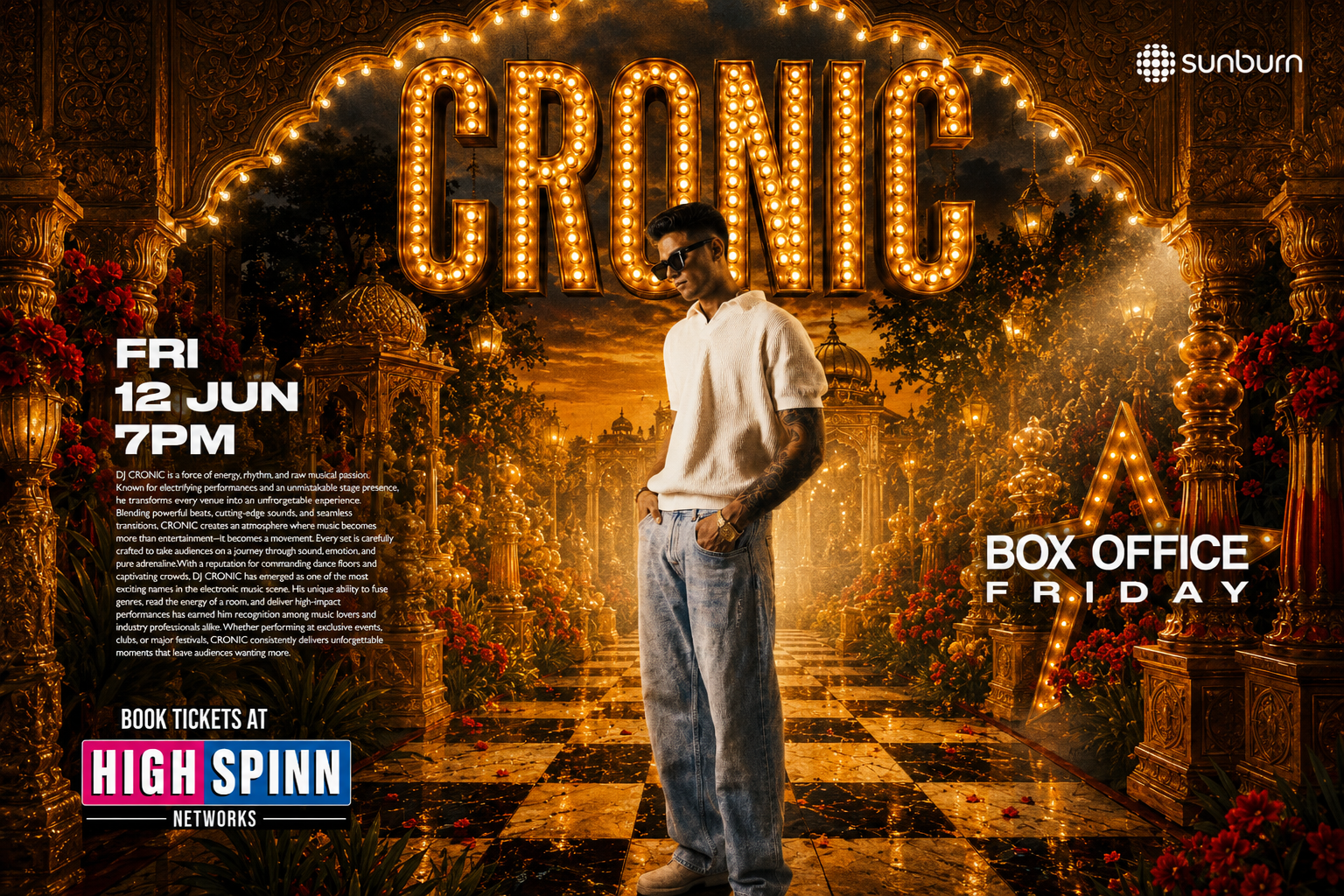 FRIDAY BIGGEST THEMED BOLLYWOOD BOX OFFICE AT SUNBURN UNION 