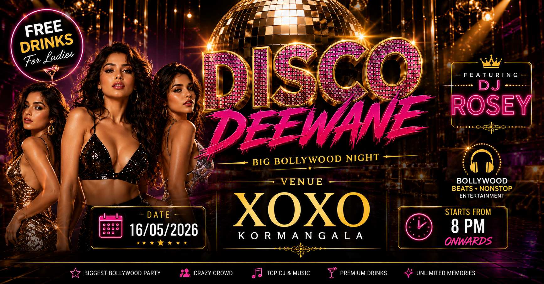 SATURDAY BOLLYWOOD URBAN NIGHT AT XOOX KORMANGALA 