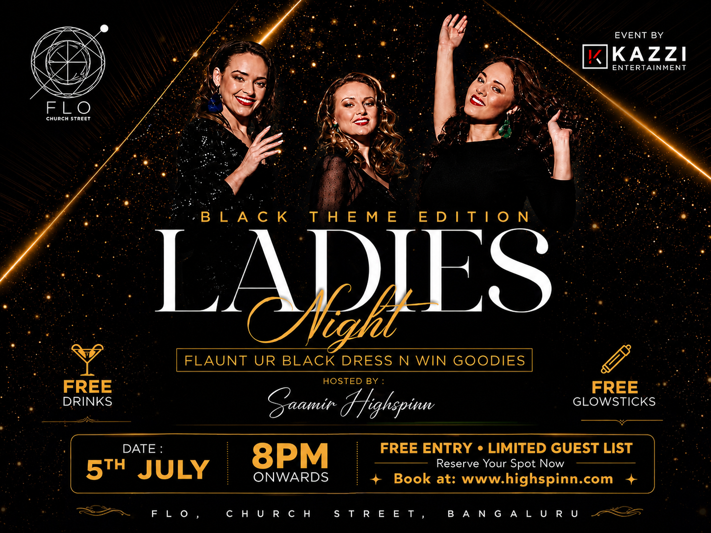 SUNDAY BOLLYWOOD MANTRA LADIES NYT AT FLO CHURCH STREET 