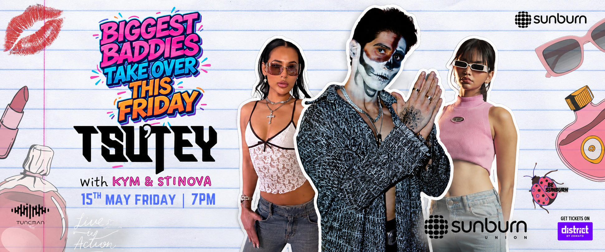 FRIDAY BIGGEST BADDIES TAKEOVER LADIES NIGHT AT SUNBURN UNION