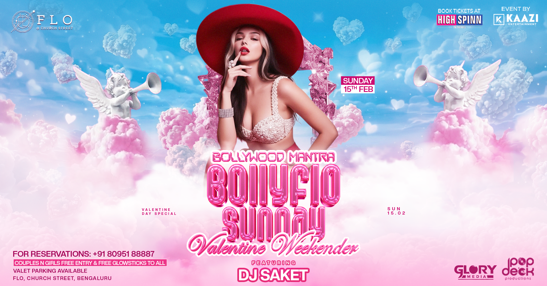 SUNDAY BOLLYWOOD MANTRA VALENTINE EDITION AT FLO CHURCH STREET