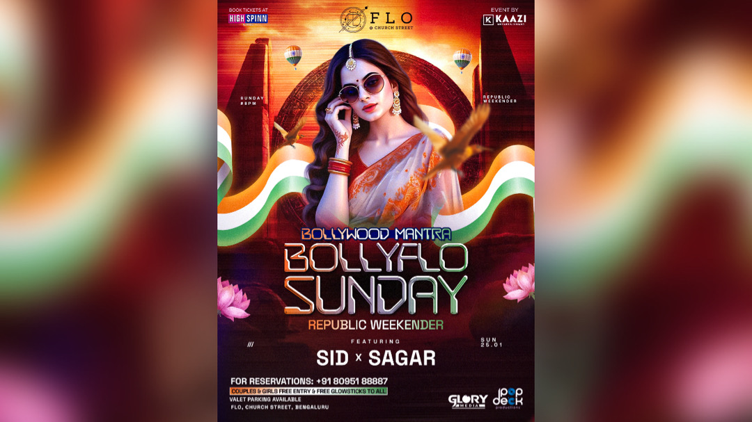 SUNDAY BOLLYWOOD MANTRA AT FLO CHURCH STREET 