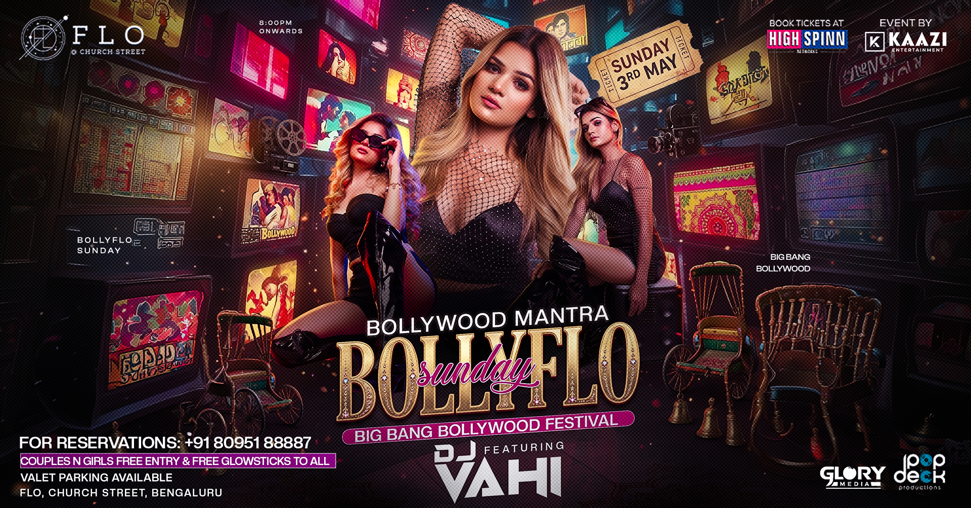 SUNDAY BIG BOLLYWOOD wid DJ VAHI AT FLO CHURCH STREET 