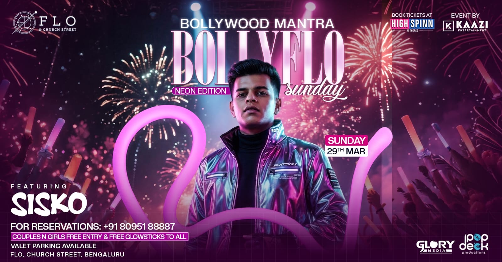 SUNDAY BOLLYWOOD MANTRA AT FLO CHURCH STREET 